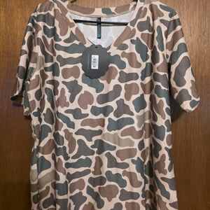 Camouflage Short Sleeve Women's Tee